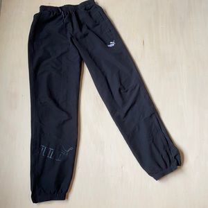 Puma Black track Pant size Small
